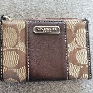 COACH mini ID case